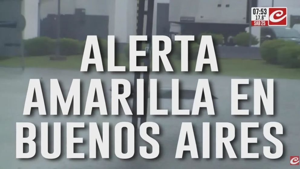 Diluvia en Buenos Aires: cayeron más de 100 milímetros en dos horas y hay complicaciones