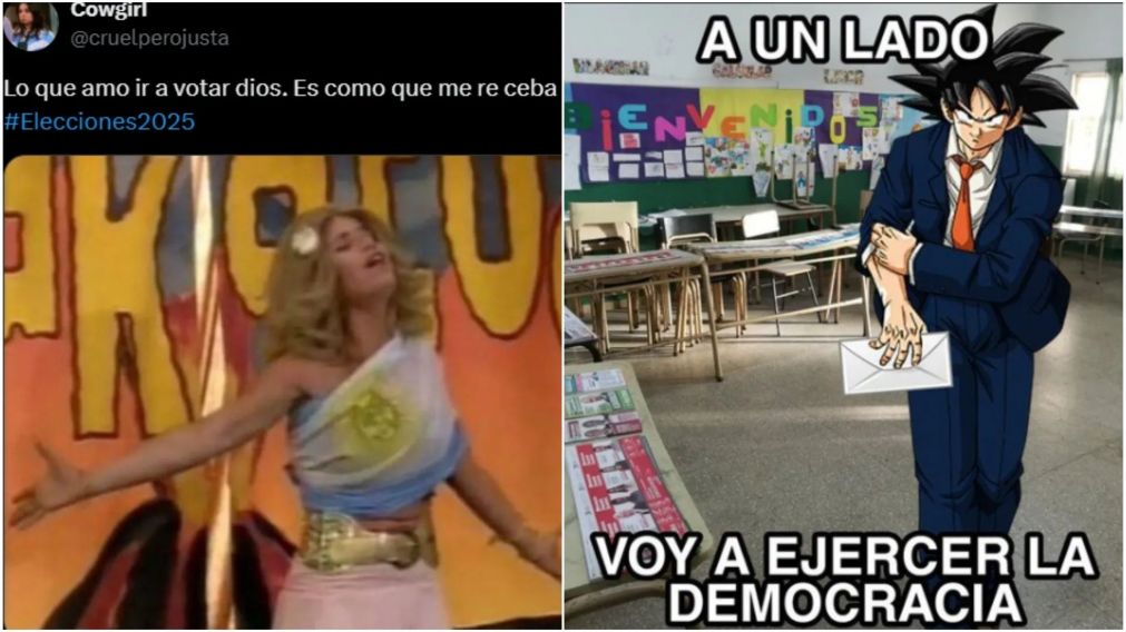 Los mejores memes en las redes sociales sobre las elecciones legislativas 2025.