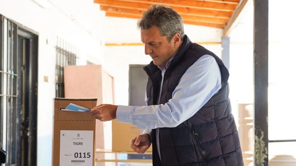 Sergio Massa participó en las elecciones legislativas nacionales.