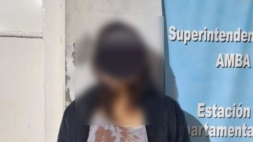 Esta es la mujer, de 46 años, que resultó aprehendida por las autoridades policiales.