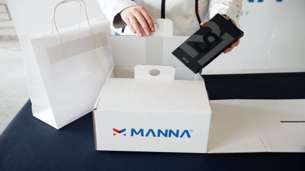Manna es la empresa lider en la entrega con drones en Europa.