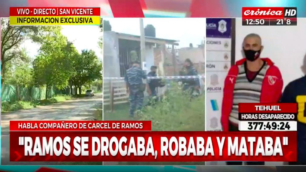 "No pondría las manos en el fuego por él", dice el preso que compartió celda con Ramos en la cárcel.
