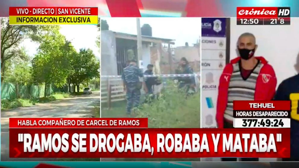 "No pondría las manos en el fuego por él", dice el preso que compartió celda con Ramos en la cárcel.