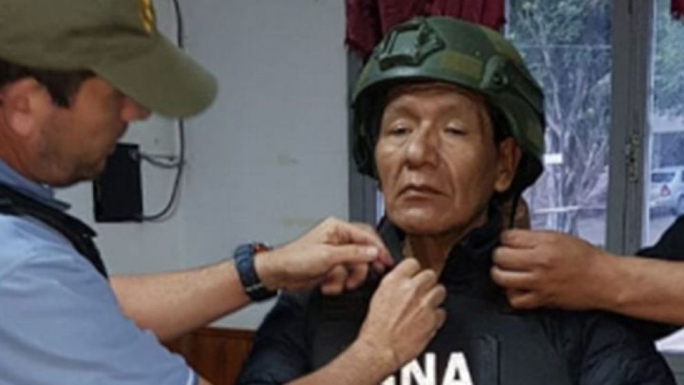 Antonio Toño Castillo en el momento en que es detenido.