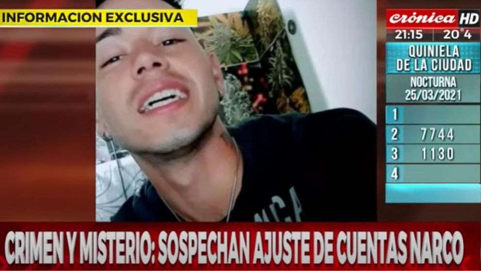 Alan Rojas, el joven asesinado por un disparo en la cabeza.