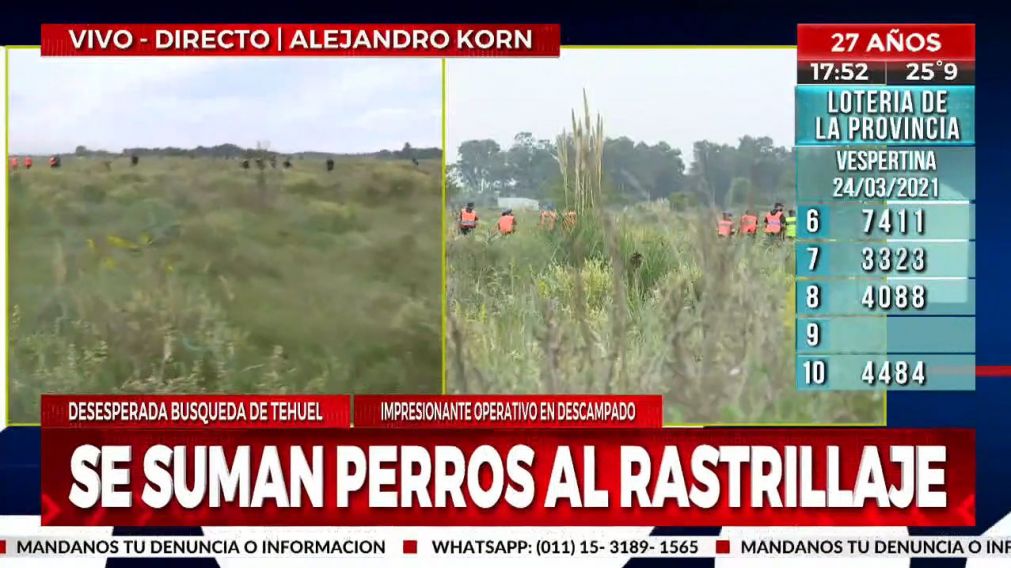 Cr�nica HD recorri� la zona del rastrillaje. (Captura de pantalla)