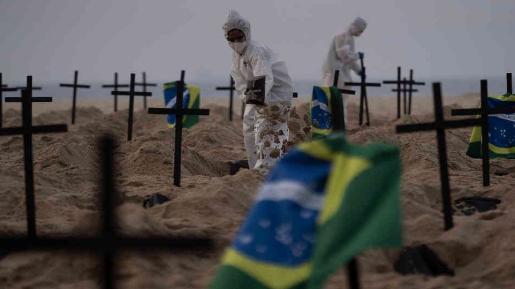 Brasil superó nuevamente la cifra de casos diarios de covid-19.
