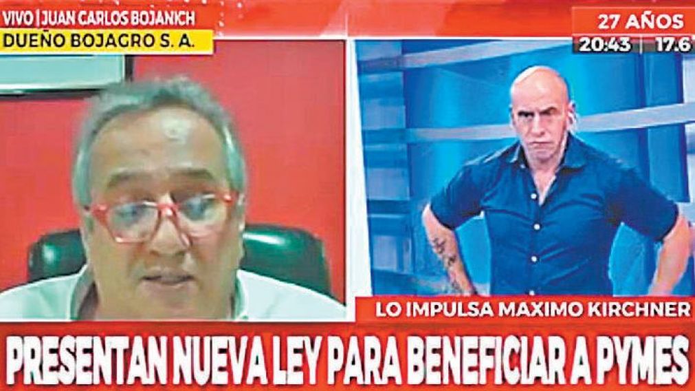 El dueño de Bojagro SA, Juan Carlos Bojanich, habló en exclusiva con Crónica HD.