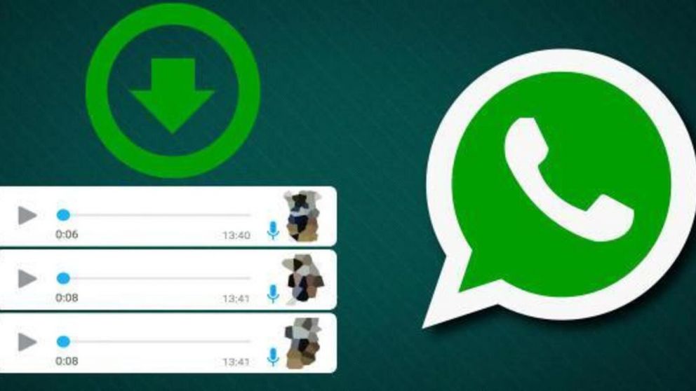 Los audios de WhatsApp pueden descargarse mediante sencillos pasos.