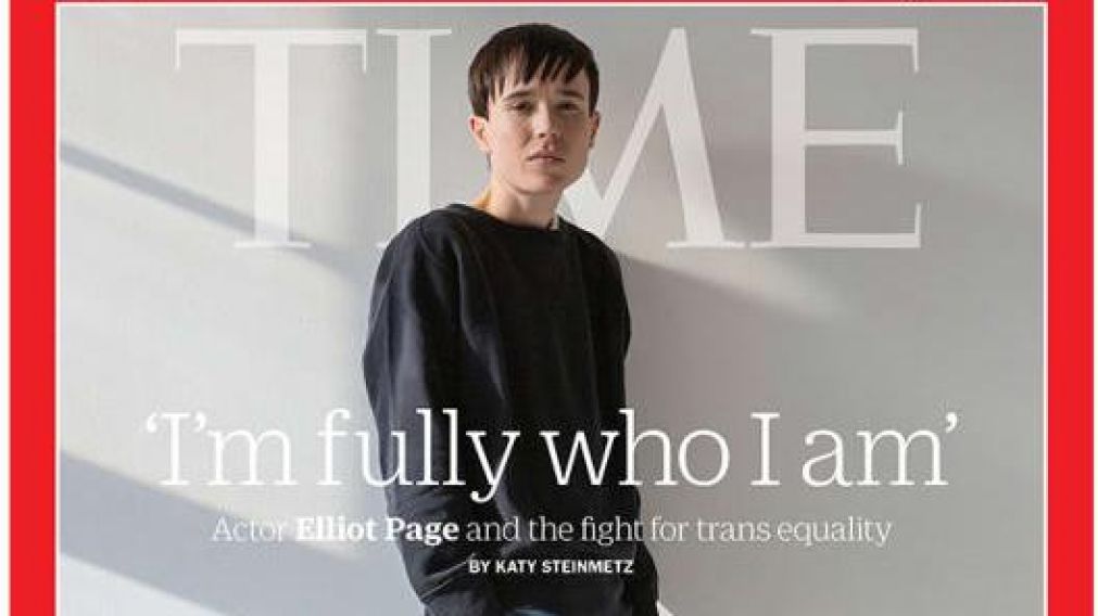 Elliot Page adelantó en su cuenta de Instagram la tapa de la revista Time que saldrá este viernes.