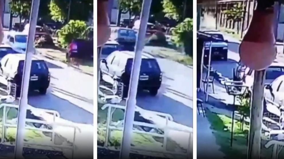 Así el adolescente a bordo de un vehículo atropelló y mató a un hombre en González Catán (Captura video)