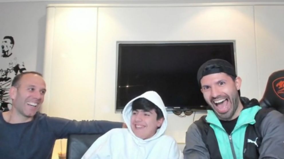 En la transmisi�n, Sergio Ag�ero record� que estud�� a �Manuel Belgrano, al que cruz� con un caballo Los Andes�