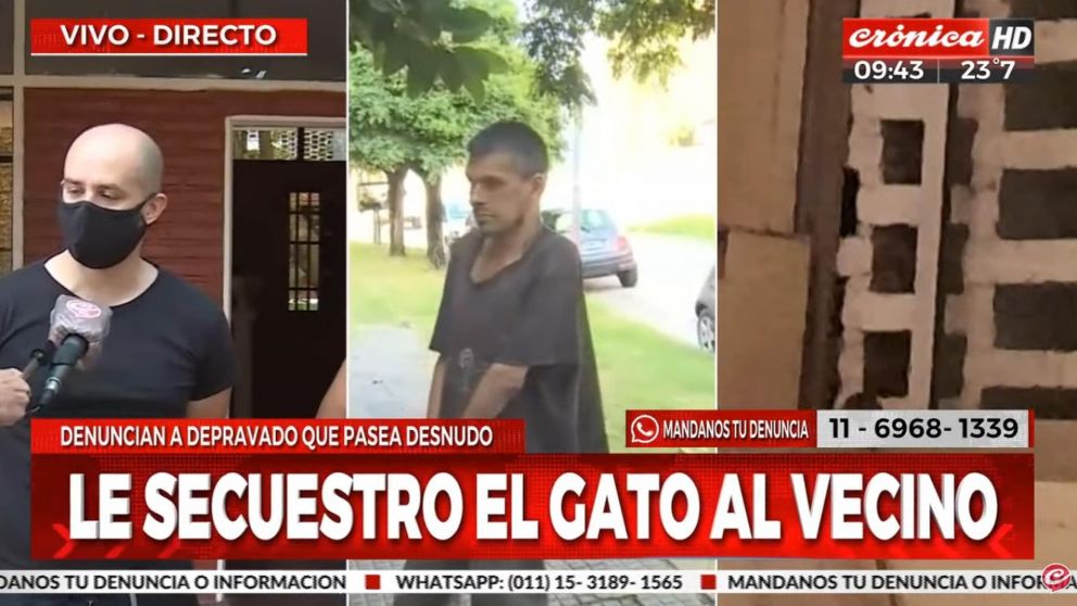Los vecinos denunciaron en reiteradas oportunidades a un sujeto que hizo de la convivencia un calvario (Crónica HD).