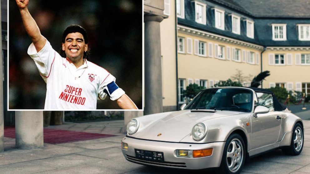 Maradona us� el veh�culo durante la temporada que jug� en el Sevilla, entre 1992 y 1993.