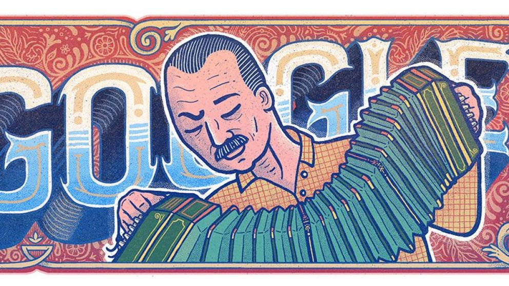 Google homenajea a Ástor Piazzolla a 100 años de su nacimiento