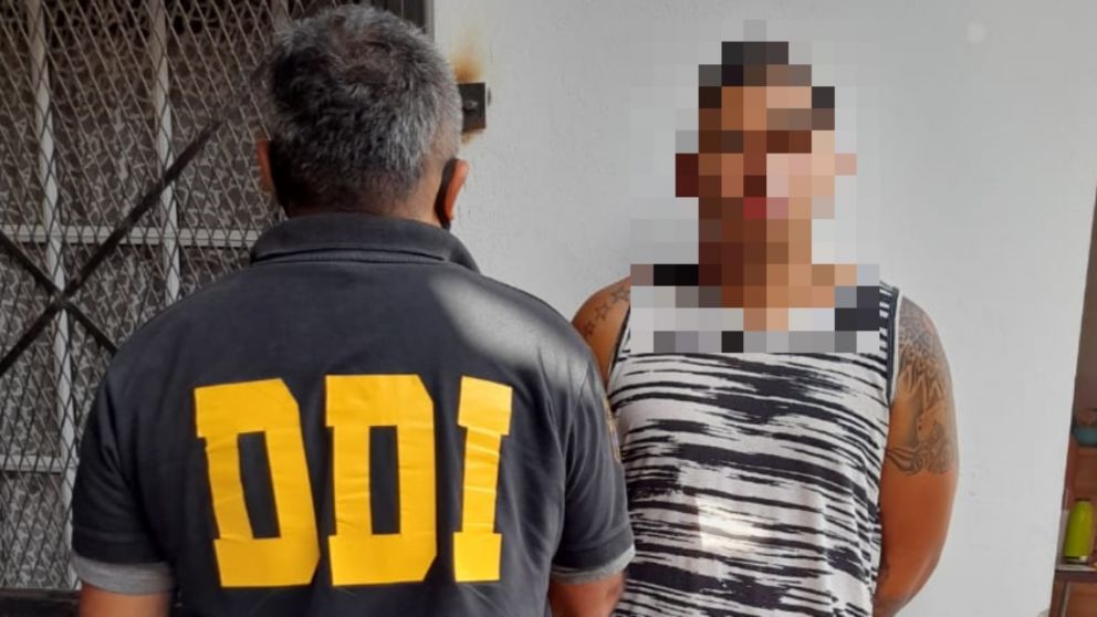 Este es el jefe de la banda, quien fue capturado en la localidad bonaerense de Ingeniero Budge.