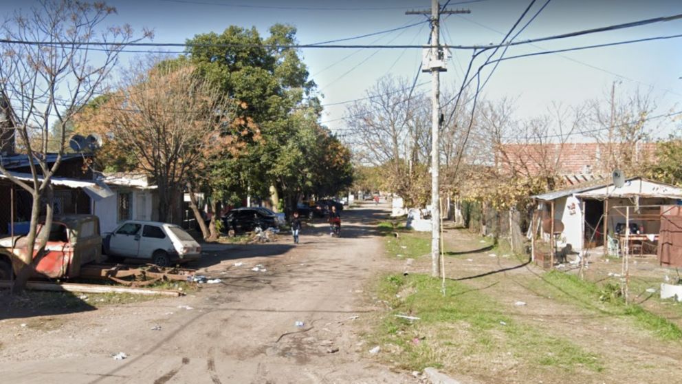 El sangriento hecho se produjo en este vecindario, en la localidad bonaerense de Rafael Calzada.