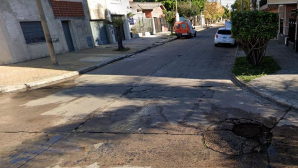 La esquina en donde sucedió el intento de robo que terminó con la muerte del ladrón (Captura)