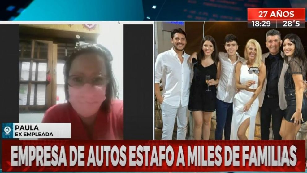 El yerno de Miguel �ngel Cherutti involucrado en una supuesta estafa con autos. (Captura tv)