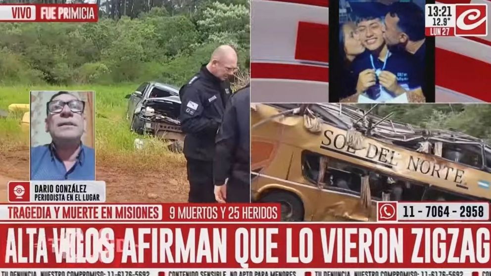 Palazo fatal en Misiones: la lista de fallecidos y heridos