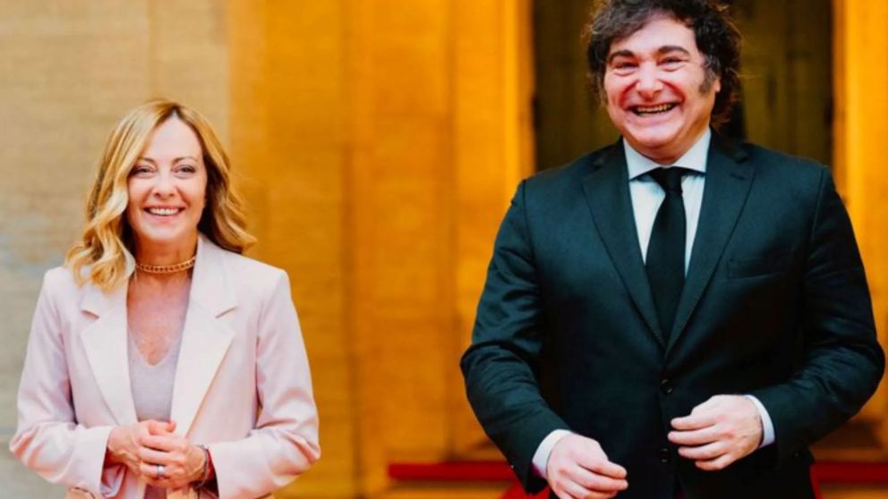 Tras las elecciones, Giorgia Meloni a Javier Milei: "Congratulations, my friend!"