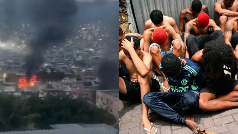 Detalles del megaoperativo policial en las favelas de Río de Janeiro.