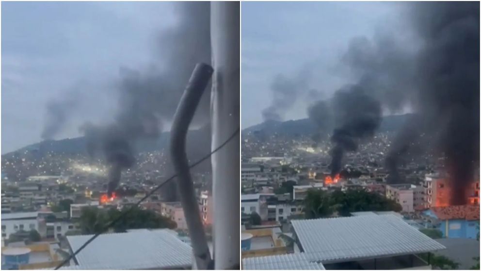 Impresionantes imágenes de los enfrentamientos en Río de Janeiro.