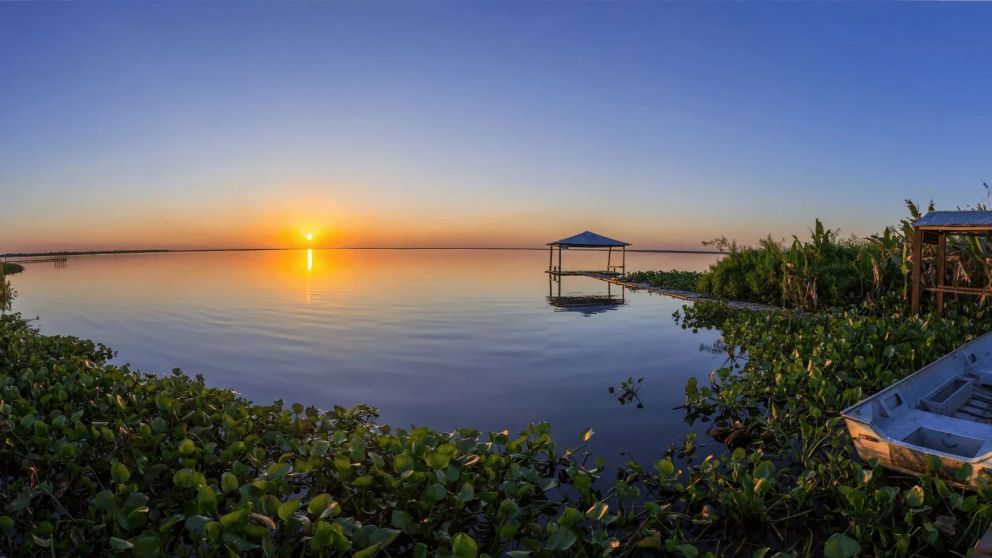 Un paraíso natural que combina agua, fauna y silencio en una postal única del noreste argentino.