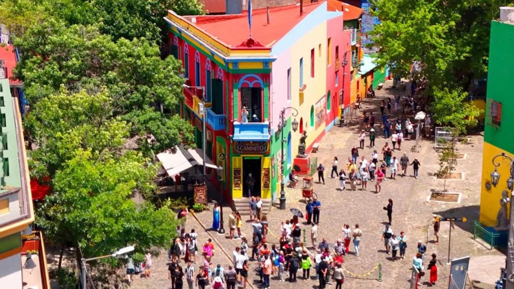 El icónico paseo turístico conocido como "Caminito".