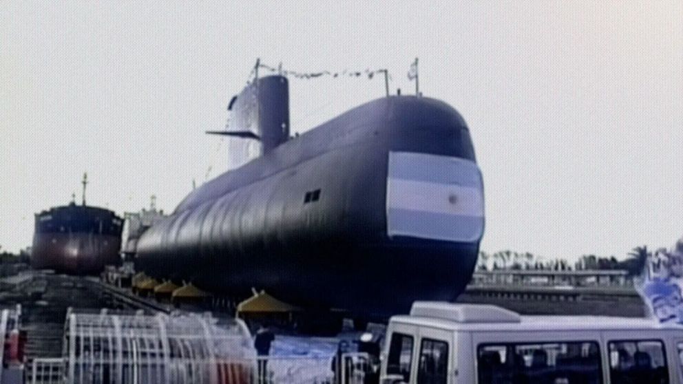 ARA San Juan, el submarino que se hundió hace ocho años. Murieron 44 personas.