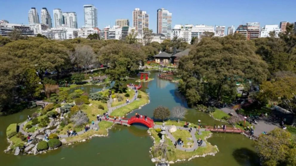 El gran espacio verde que limita con la ciudad.