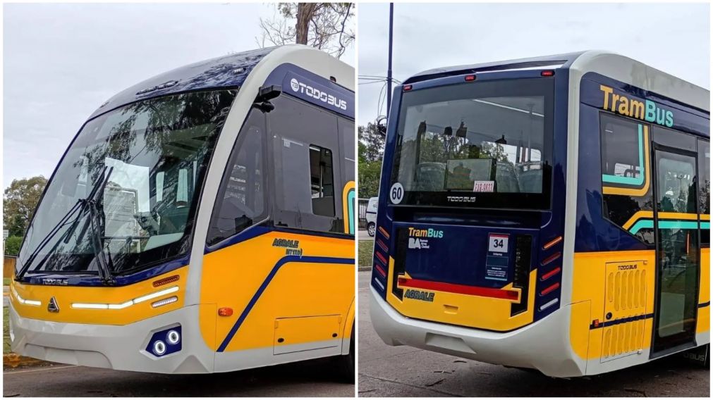 Comenzaron las pruebas del nuevo TramBUS y se suma a una l�nea de colectivos de CABA (X/@CiudadDeBondis).