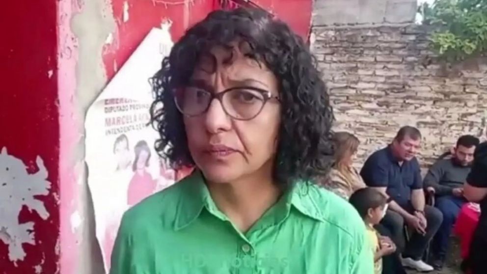 Marcela Acu�a, detenida por el femicidio de su nuera.