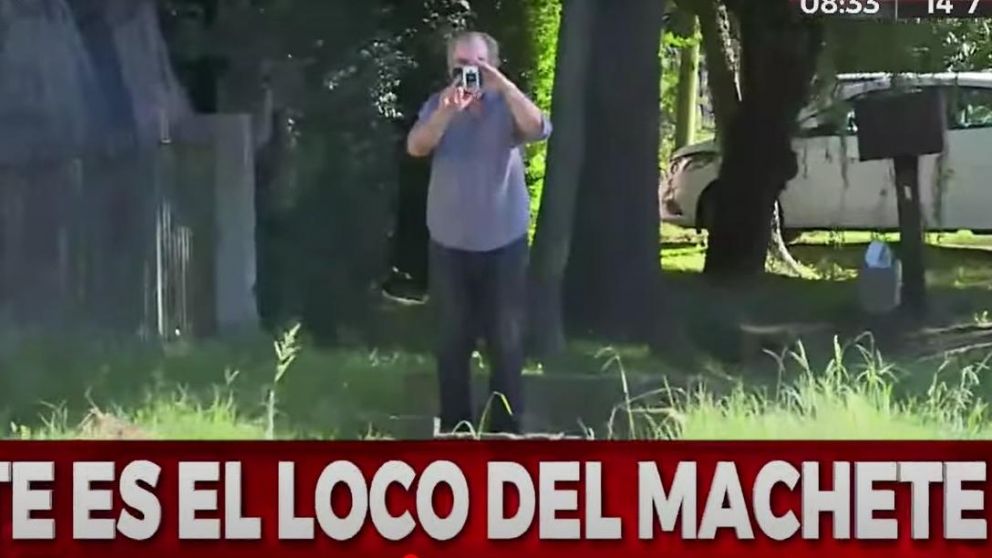 El loco del machete fue denunciado por hostigar a los vecinos.