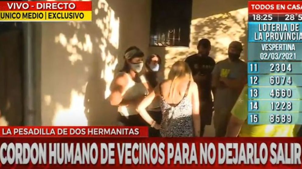 Un esquizofrénico secuestró a sus dos hermanas (Captura de pantalla).
