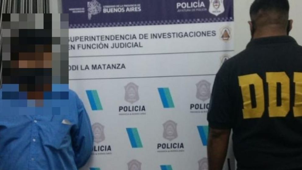 El individuo, de 71 a�os, fue detenido por los efectivos policiales luego de un allanamiento.