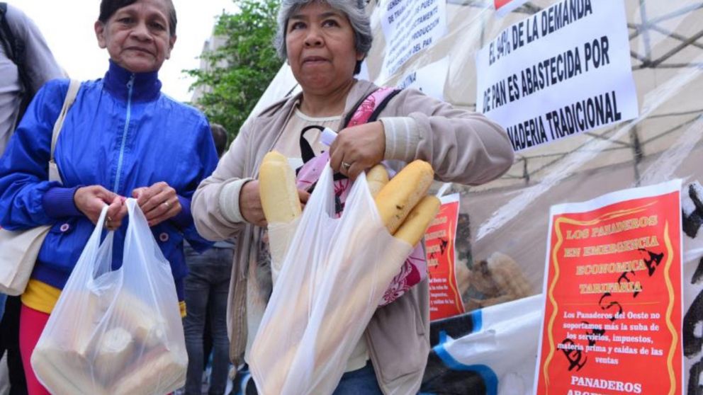 Otra jornada de "panazo" en Capital Federal (Jonatan Moreno/Crónica).