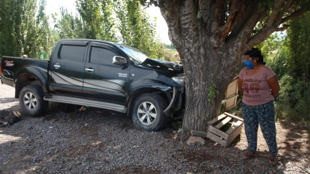 La camioneta Toyota Hilux que desencadenó el horror para una familia de Mendoza (Gentileza El Sol).