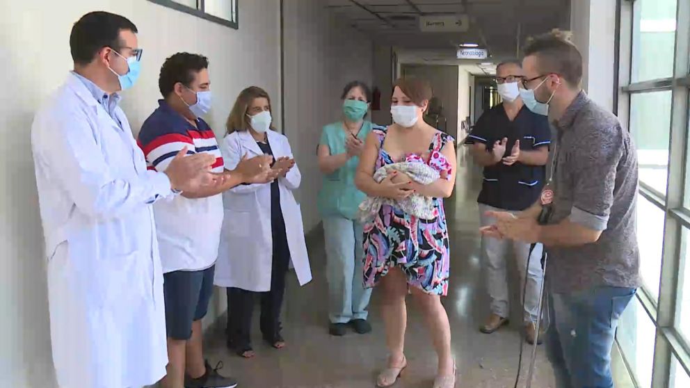 Gabriela llegó al Policlínico de Basa Salud en Avellaneda con seis meses de embarazo y un diagnóstico de Covid-19 en fase 2.