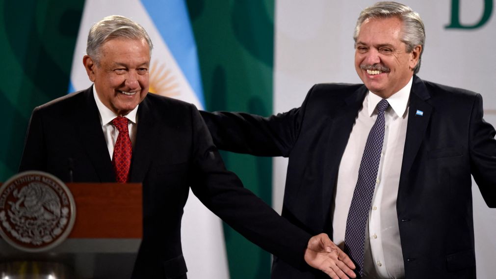 El jefe de Estado argentino compartió una conferencia de prensa con su colega mexicano.