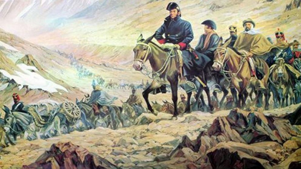 José de San Martín, libertador de América.