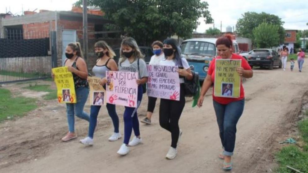 Se realizaron varias marchas por pedir justicia por Florencia Figueroa (Gentileza Big Bang News).