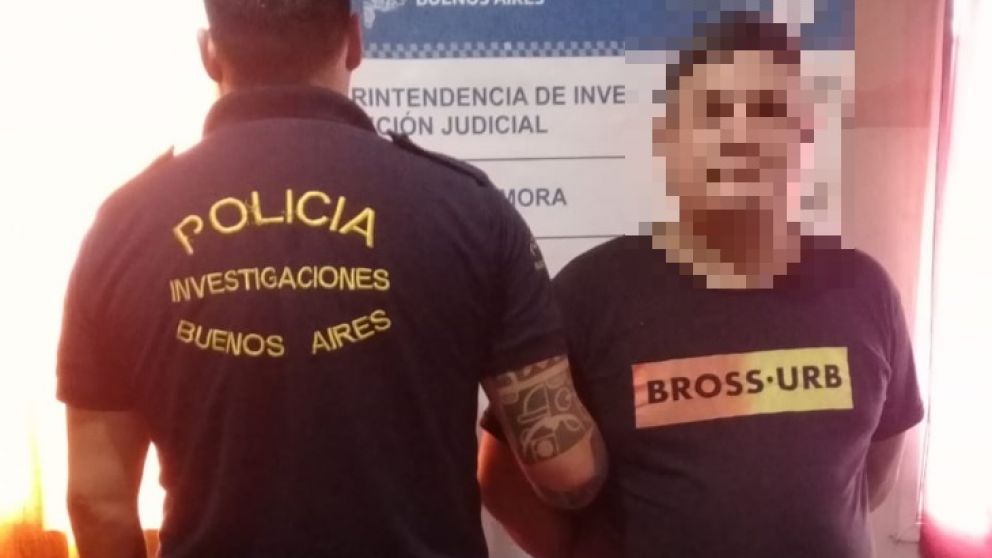 Este es el individuo que fue capturado a raíz del asalto ocurrido en Monte Grande.