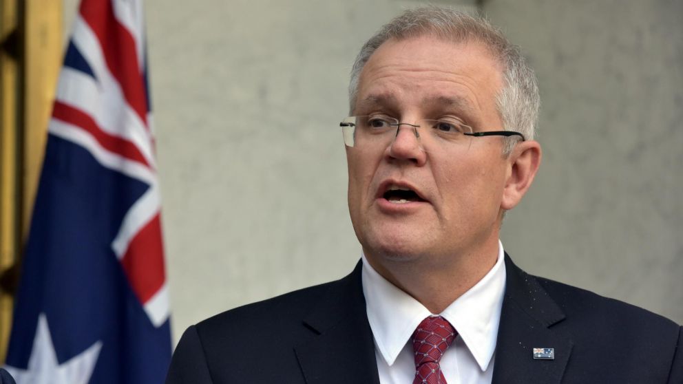 Scott Morrison enfrentó al gigante tecnológico Facebook (Twitter).