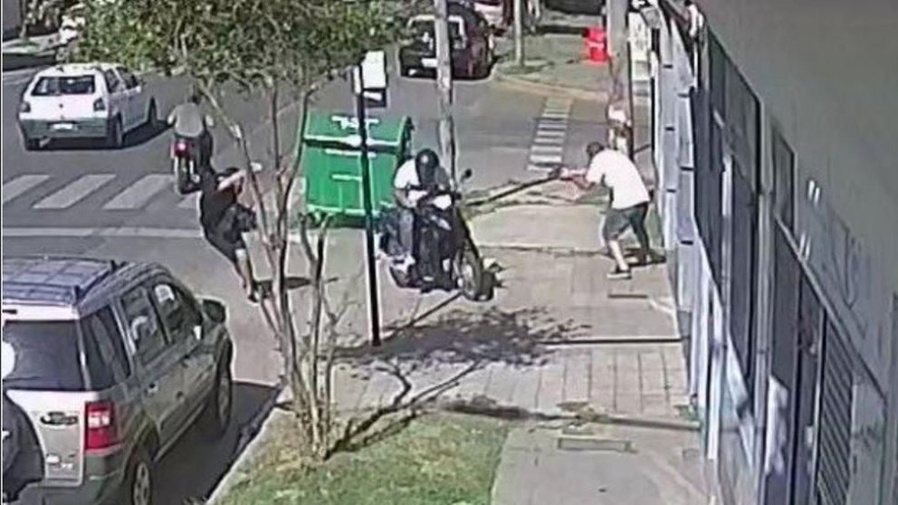 Intenso tiroteo en la ciudad de Rosario (Captura de video).