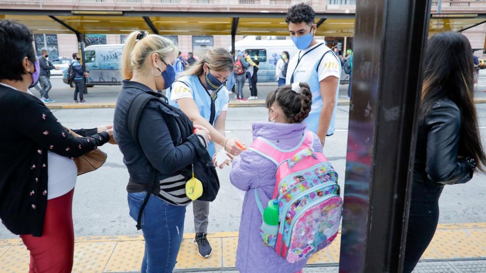 La base de operaciones de los controles est� en la estaci�n Constituci�n (Gentileza�@MindeTransporte/Twitter).