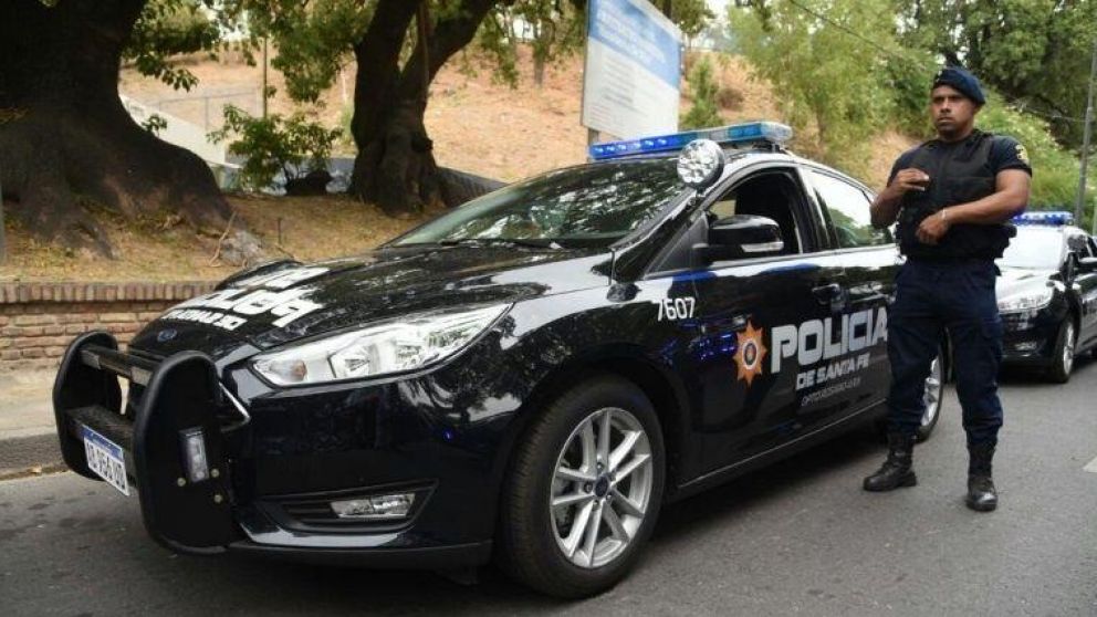 La policía santafesina busca al agresor (gentileza rufinoweb.com.ar)