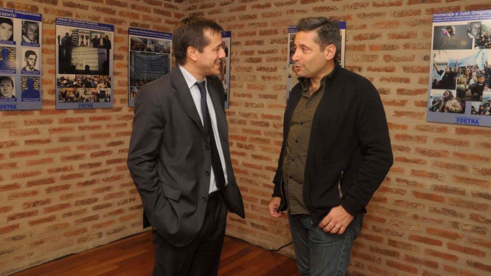 Recalde y Santa María, dos referentes del peronismo de la ciudad de Buenos Aires.