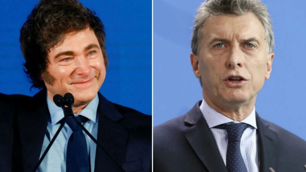 Javier Milei cen� con Mauricio Macri.