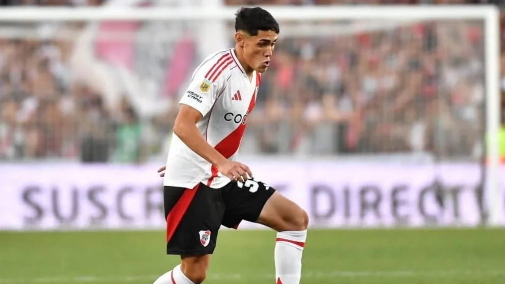 Gallardo feliz: Santiago Lencina renovará su contrato con River